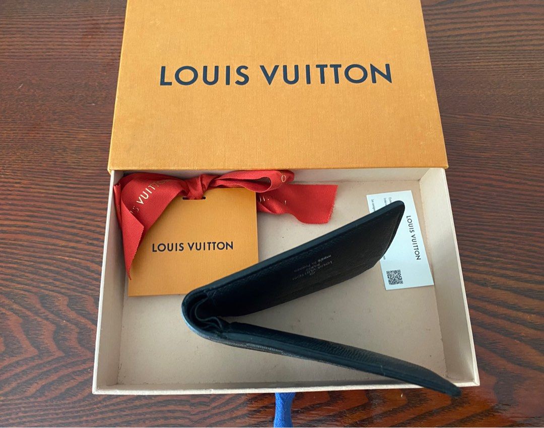 LOUIS VUITTON LOUIS VUITTON Portefeuille slender wallet N63261 Damier  graphite Black Used LV N63261