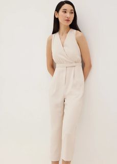 Love bonito crossback padded jumpsuit