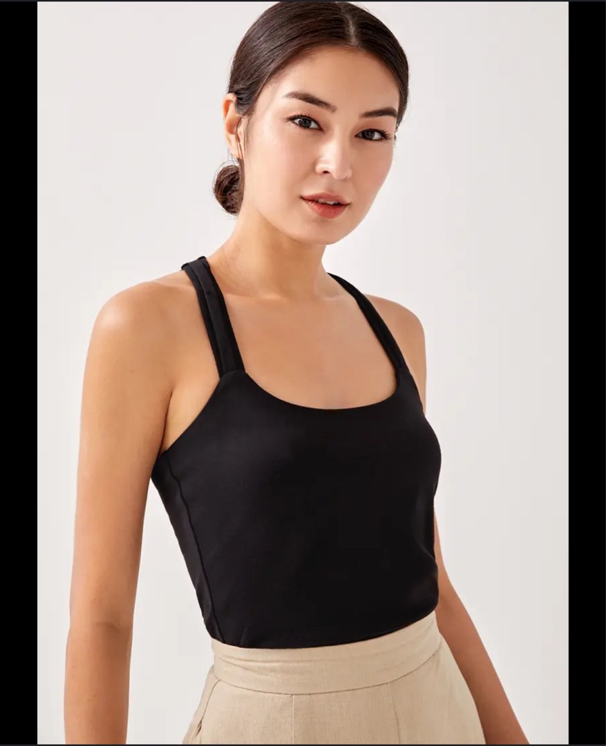 Buy Allora Tweed Padded Cropped Camisole @ Love, Bonito Singapore