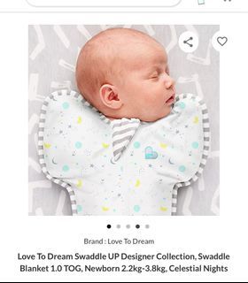 Love to dream swaddle Celestial Nights designer collection
