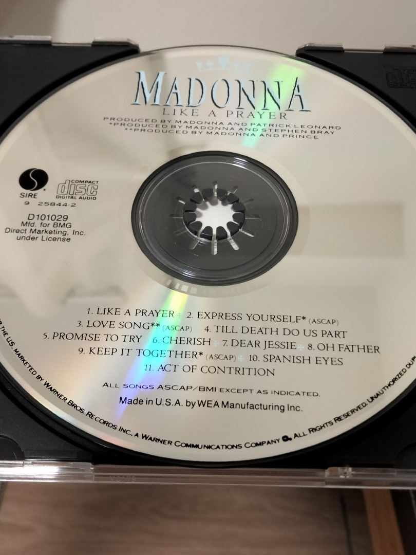 Madonna cd, Hobbies & Toys, Music & Media, CDs & DVDs on Carousell