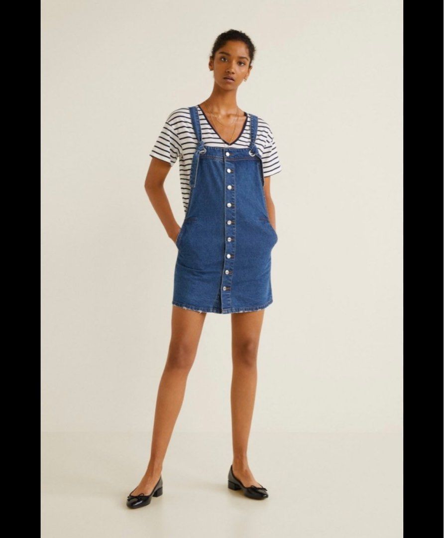 Mango hotsell dungaree dress