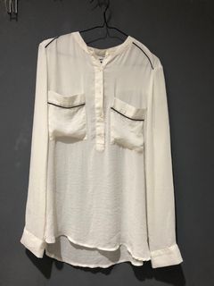 Mango white shirt