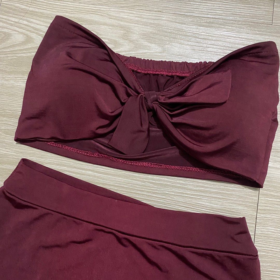 Maroon Swim Set main image 1
