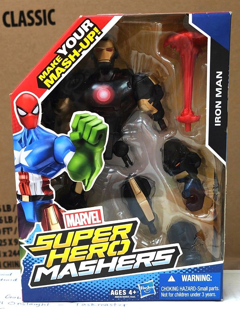 Toy Marvel Super Hero Mashers Iron Man Wolverine Electro Mash Up 4k Super  Héros 