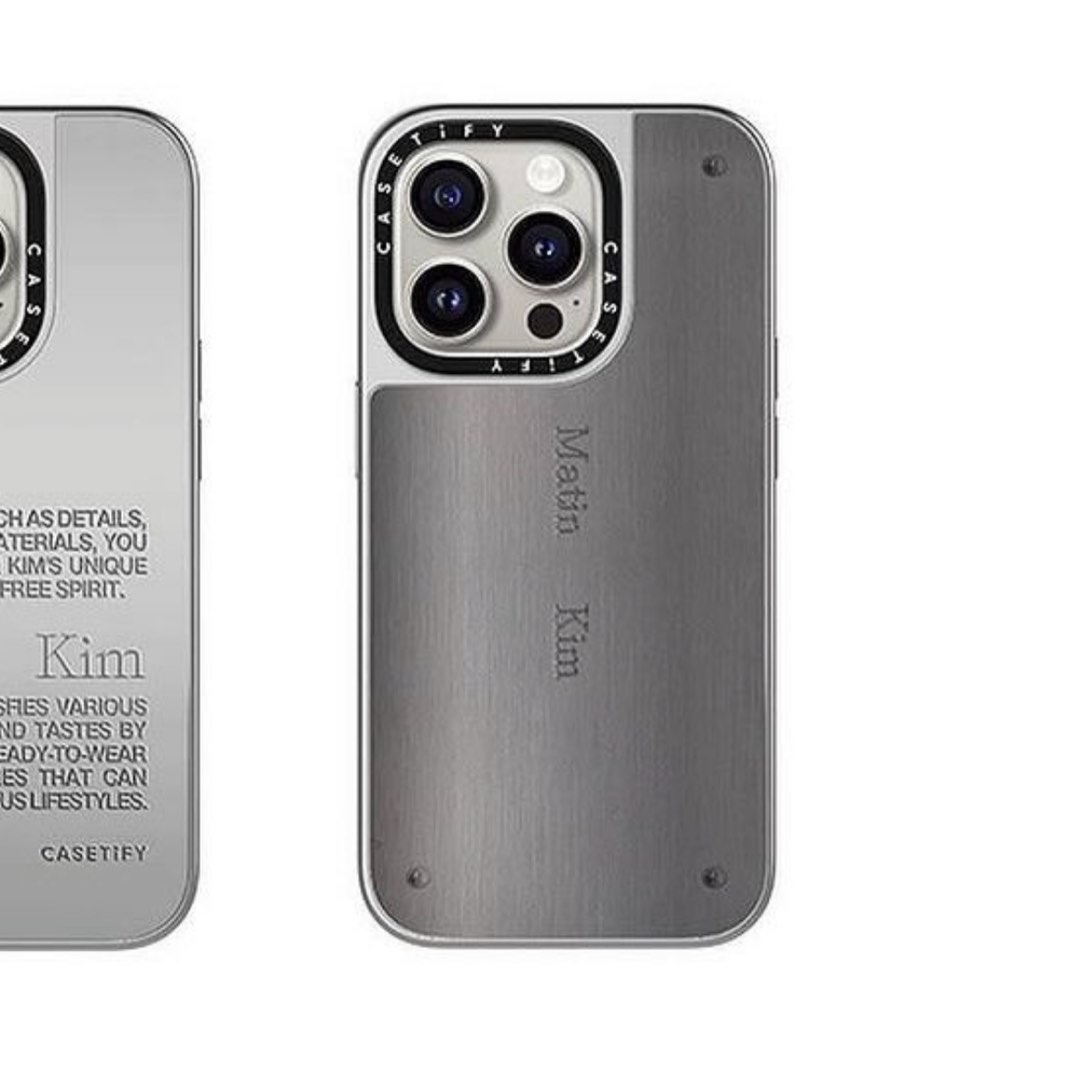 Matin kim x casetify iphone 15 pro 電話殼全新, 手提電話, 電話及 