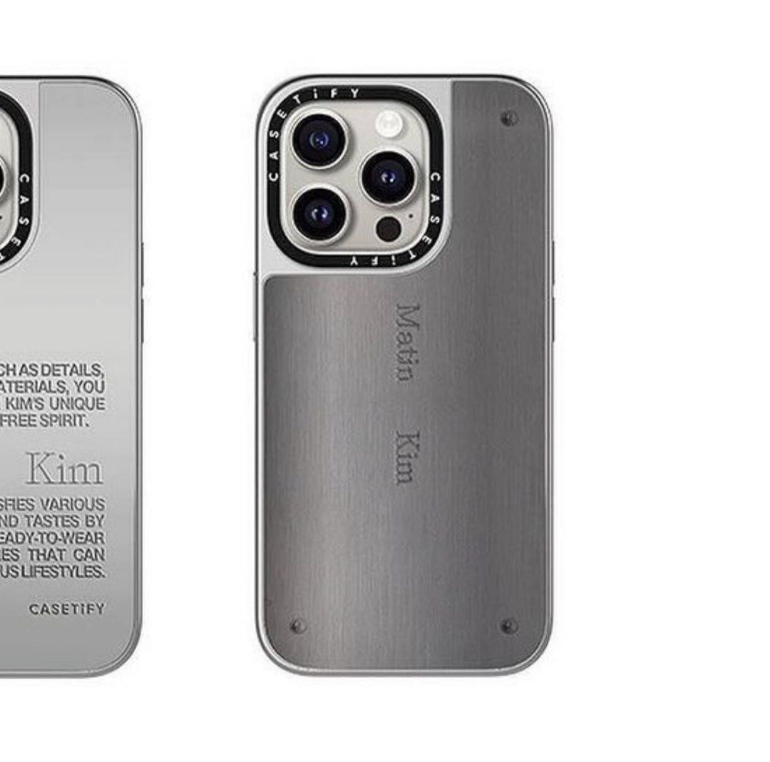 Matin kim x casetify iphone 15 pro 電話殼全新, 手提電話, 電話及 
