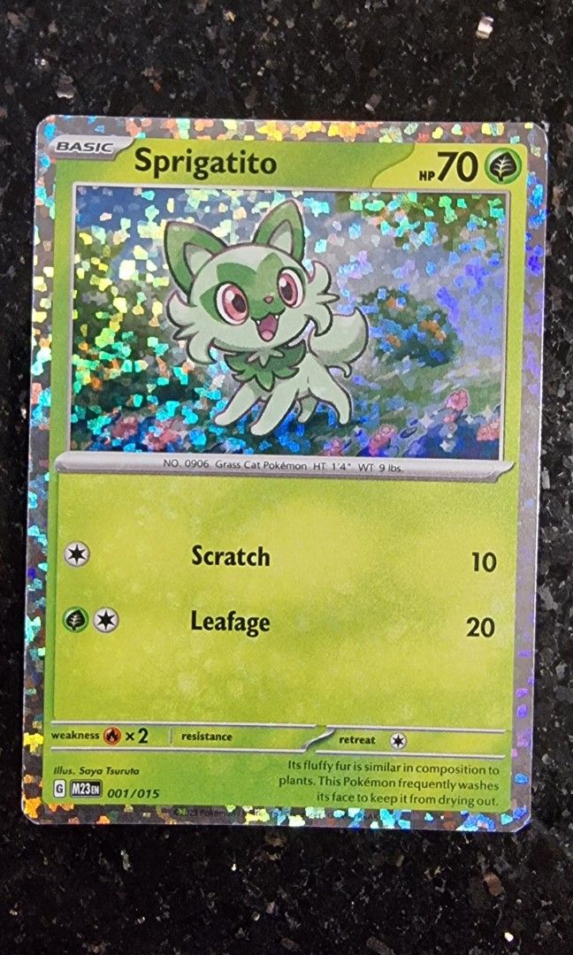 Mcdonald's pokemon TCG Cetitan Quaxly Sprigatito holo, Hobbies & Toys, Toys  & Games on Carousell