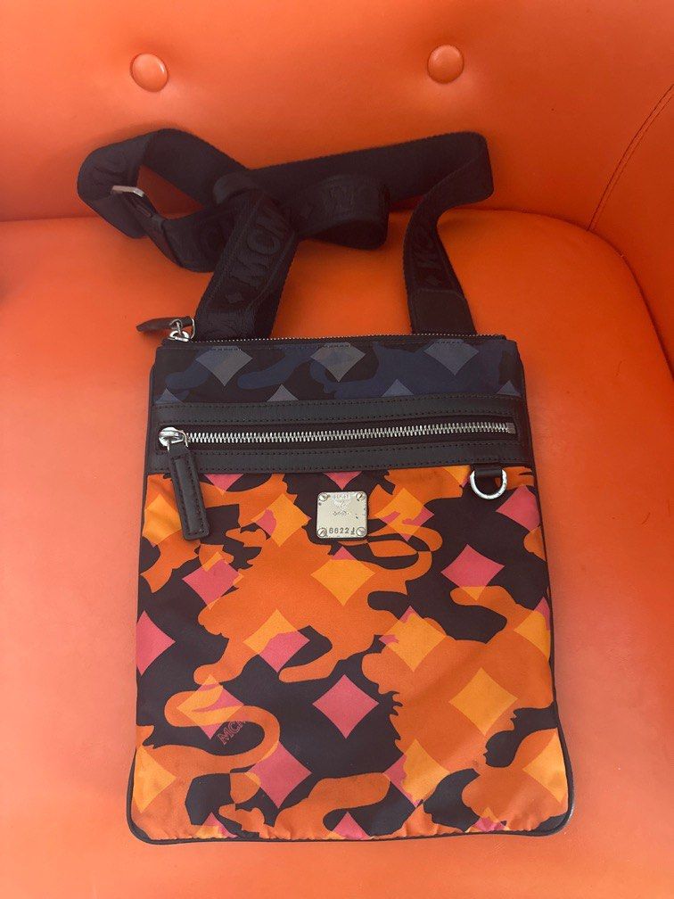 MCM Camo Sling Bag Authentic Men s Fashion Bags Sling Bags