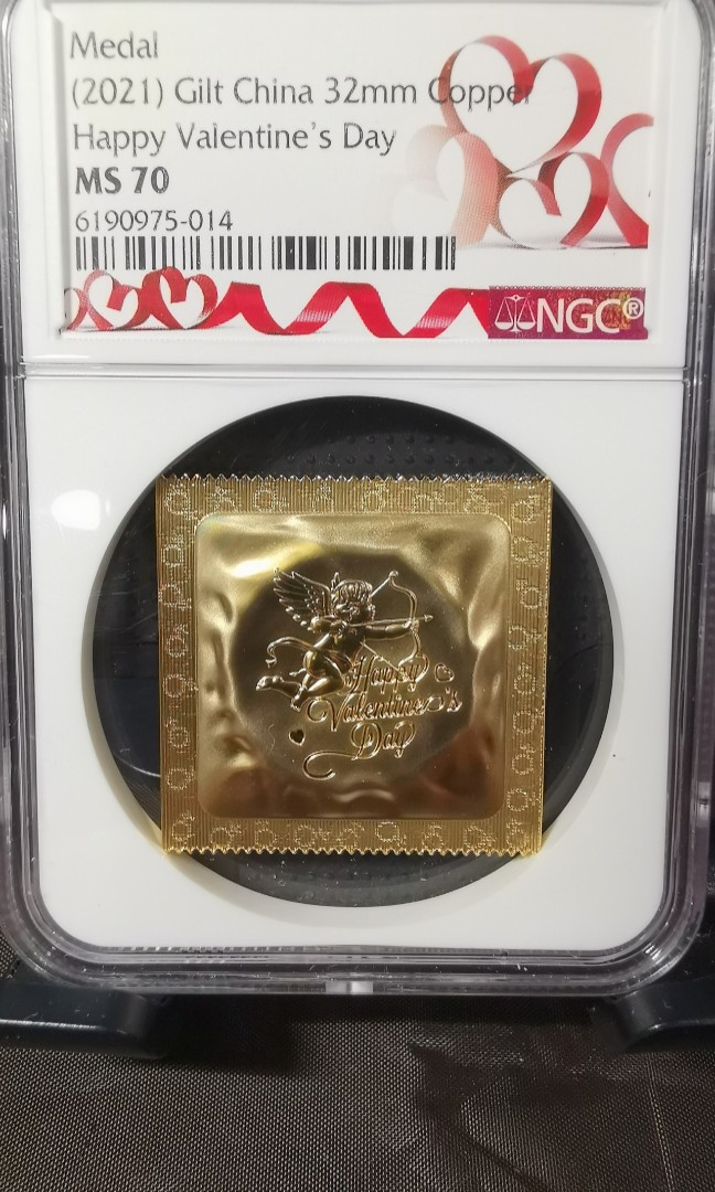 最新最全の MS70 ハッピーValentine NGC day Copper china Medal 美術