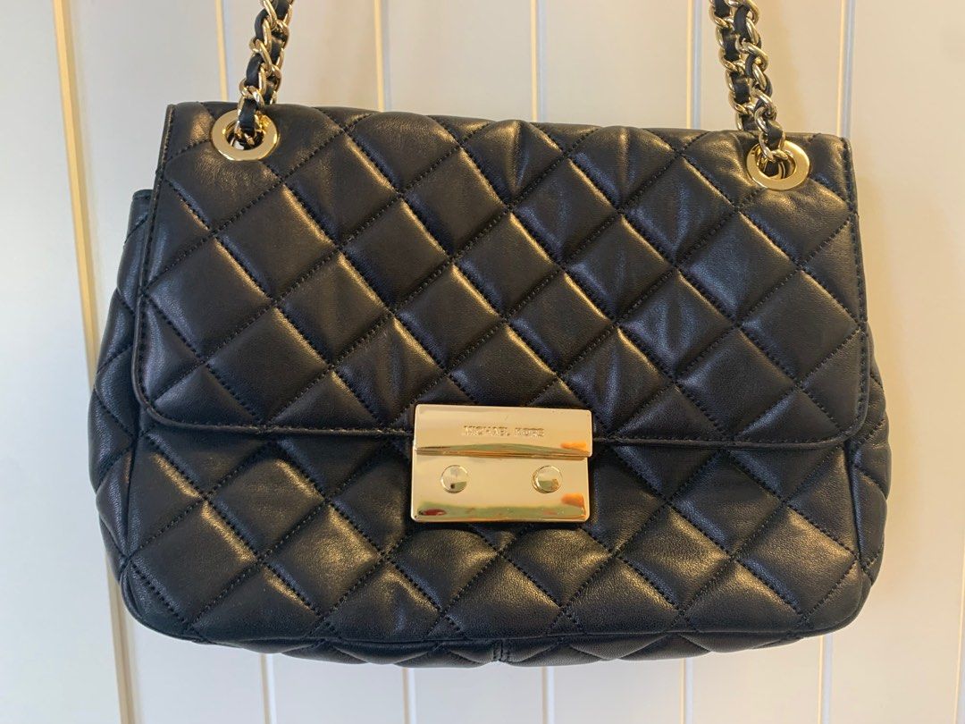 Michael Kors Sloan leather handbag Medium Carousell