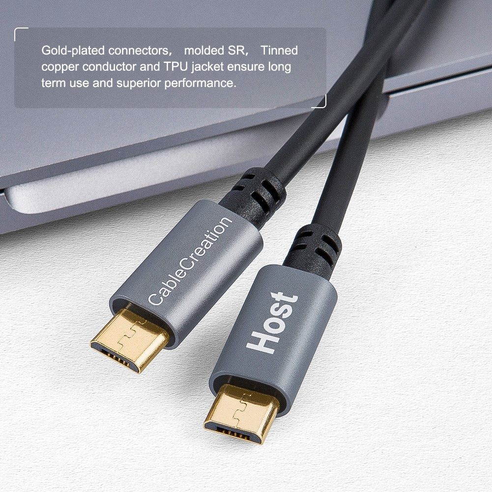 Micro USB to Micro USB OTG Cable – CableCreation