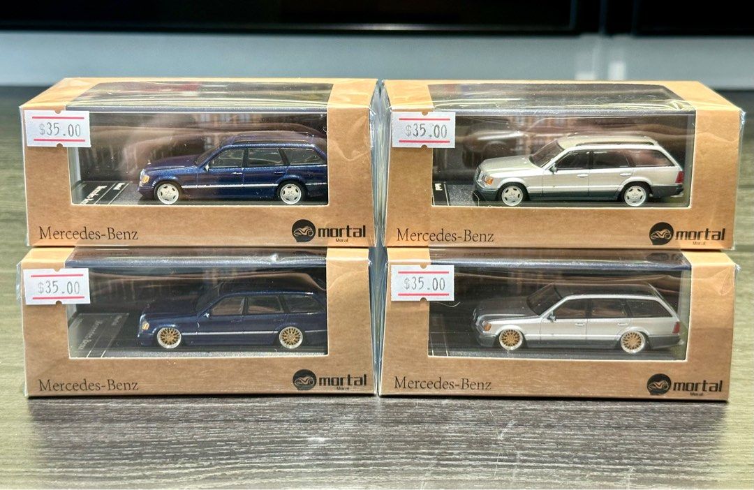 Mortal 1/64 Mercedes Benz E-Class Wagon W124, Hobbies & Toys