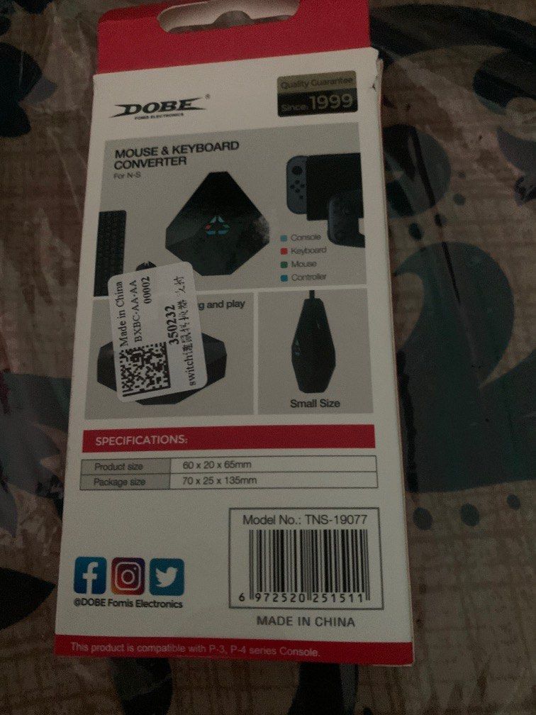 Mouse and keyboard adapter for consoles like xbox and ps and Nintendo ...