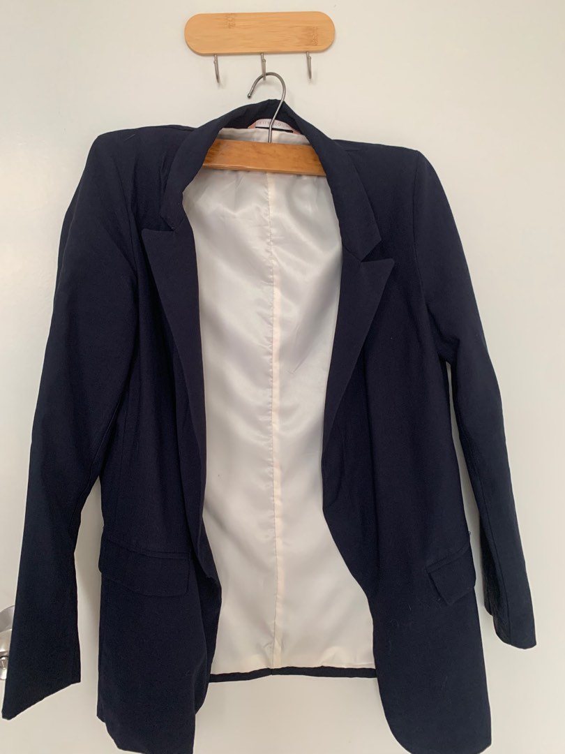 navy-blazer-women-s-fashion-coats-jackets-and-outerwear-on-carousell