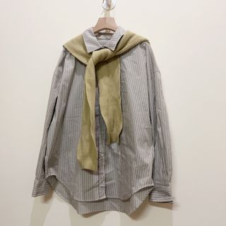 Net 超可愛長袖襯衫線條 oversize Uniqlo GU