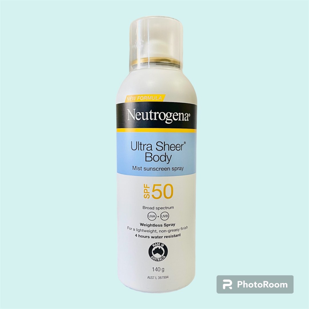 Neutrogena Ultra Sheer Body Mist Sunscreen SPF50, Beauty & Personal
