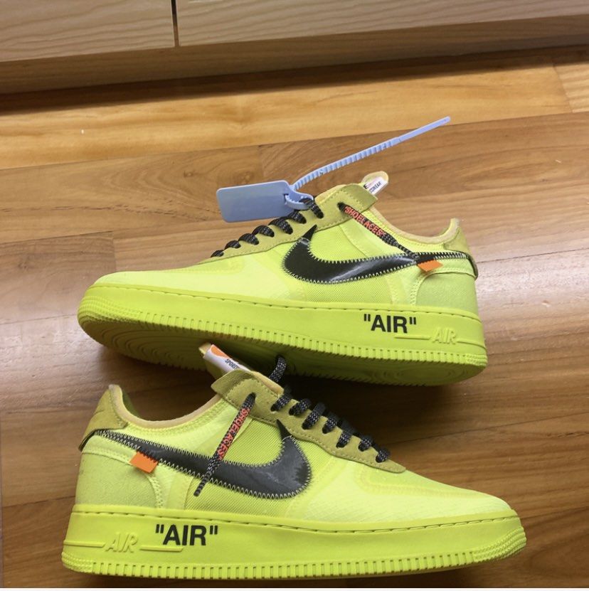 Nike Air Force 1 Volt Off white