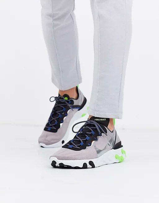 Nike React Element 55 Trainers Men s Fashion Footwear Sneakers