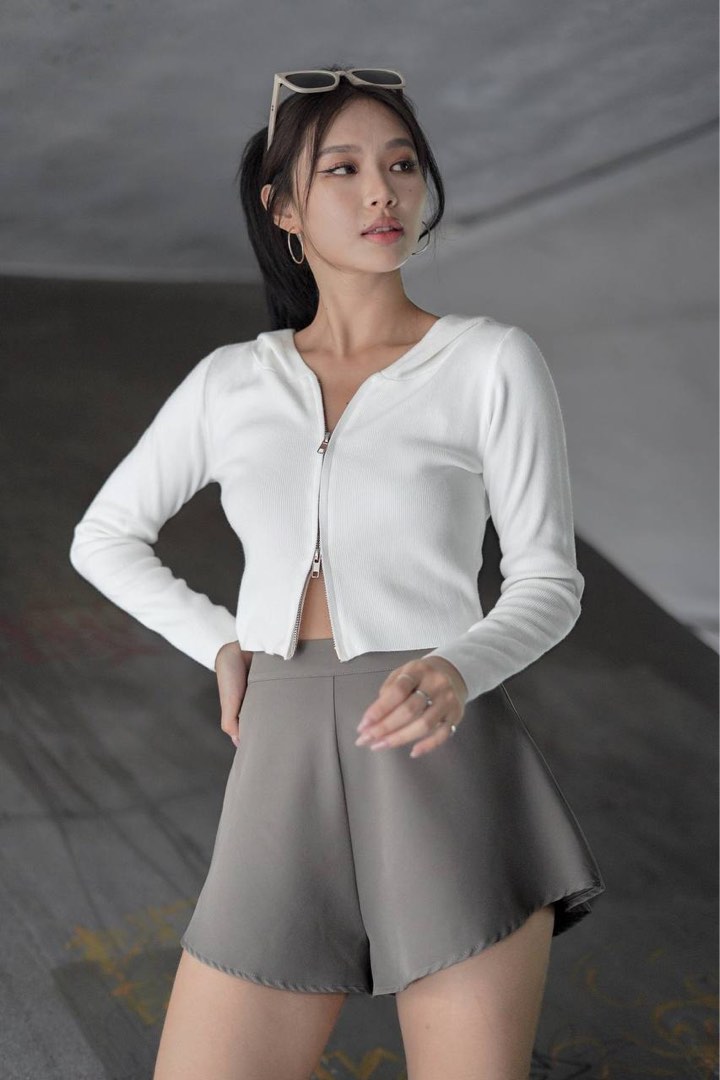 Double zip cardigan sale