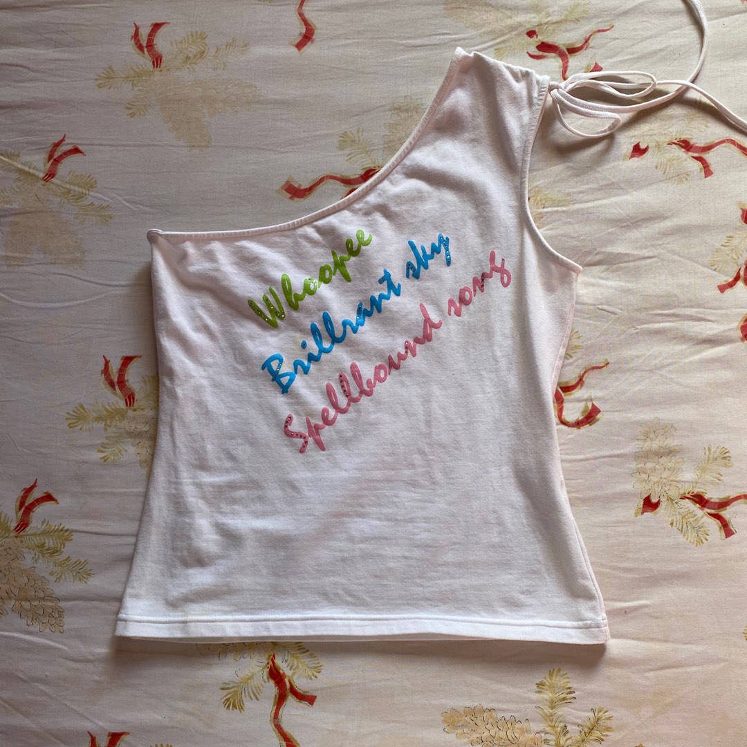 one sided top, Women's Fashion, Tops, Others Tops on Carousell