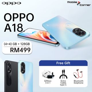 Oppo A38 8GB(4+4) + 128GB - Original Malaysia Set