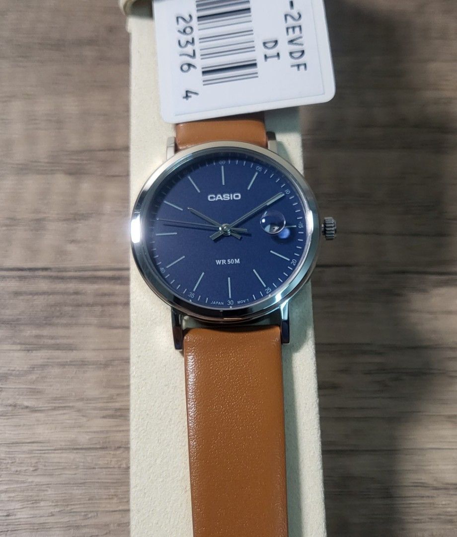 ORIGINAL CASIO Ladies Leather Watch LTP E175L 2E HARGA COST