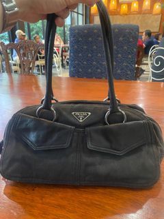 Original Prada in Denim and leather with Cards