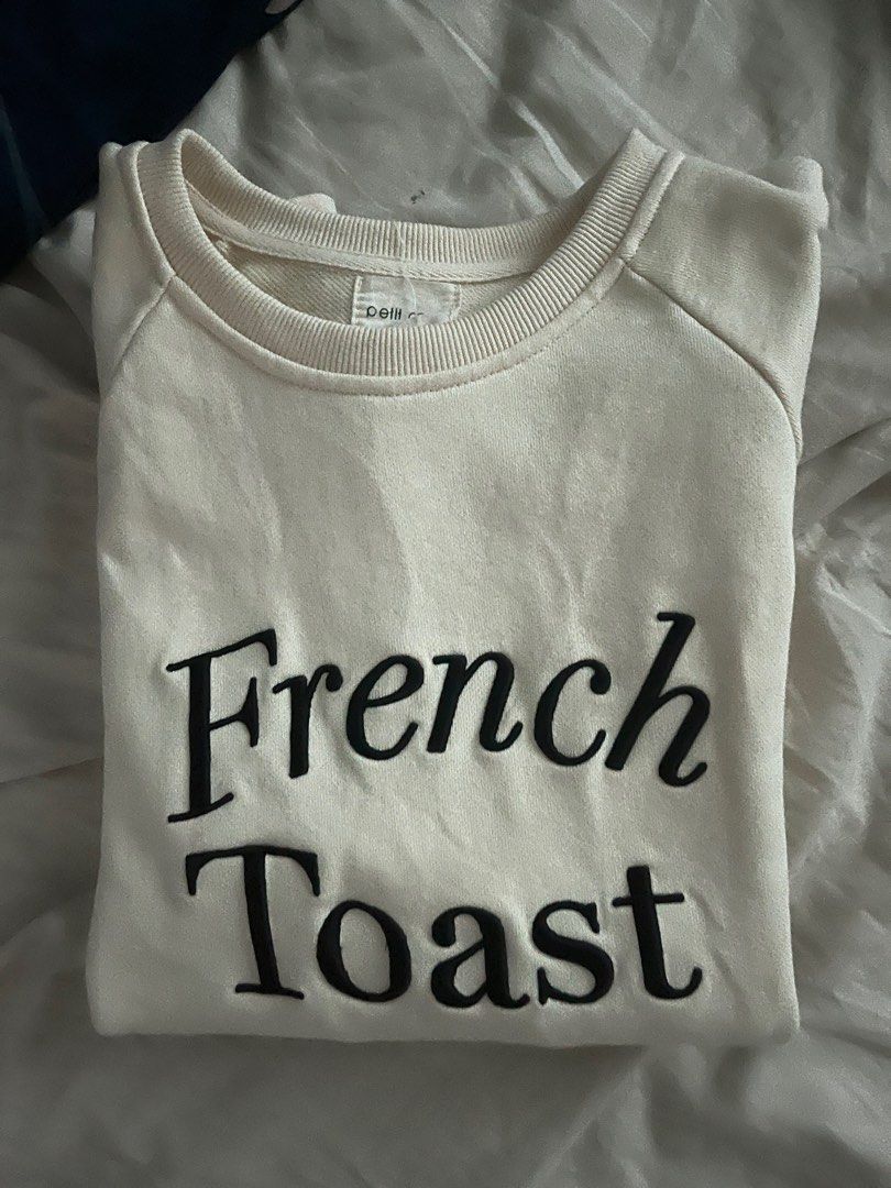 Petit Moi French Toast Jumper Women s Fashion Tops Longsleeves