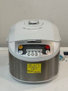 Philips Viva Collection Fuzzy Logic Rice Cooker, Grey, 1.8L, HD3038/62 Condition 8/10 $40 ☎️Kim 88118368☎️