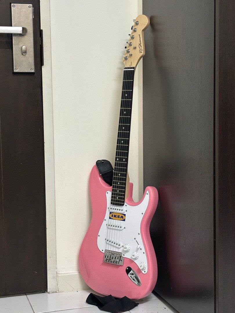 Pink Electric Guitar With AMP USED