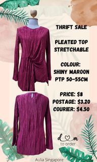 Pleated top