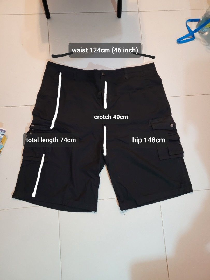 Plus sized men s denim bermudas 46