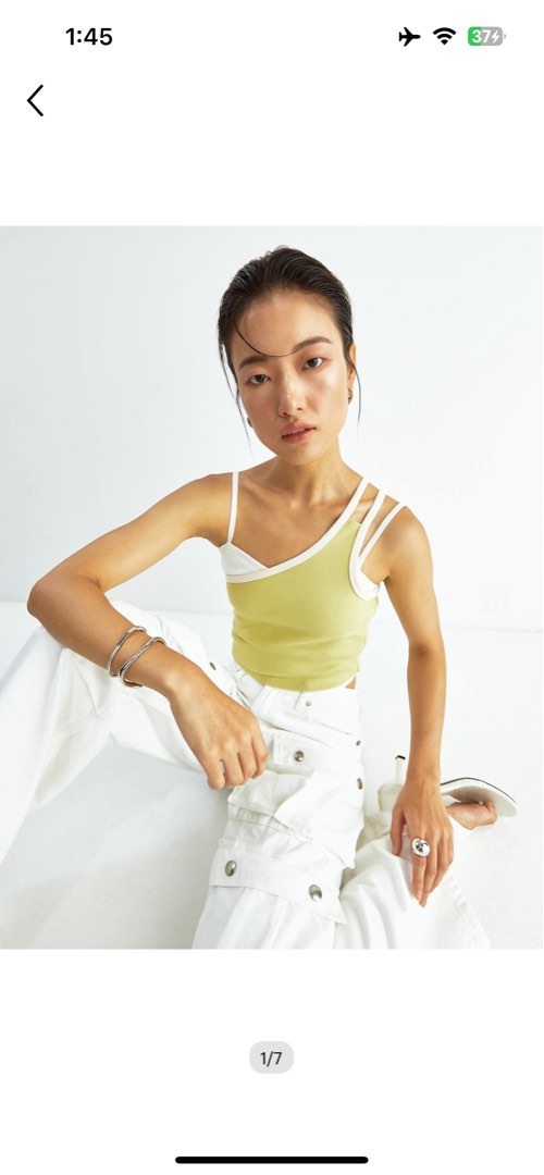 Pomelo one shop shoulder top