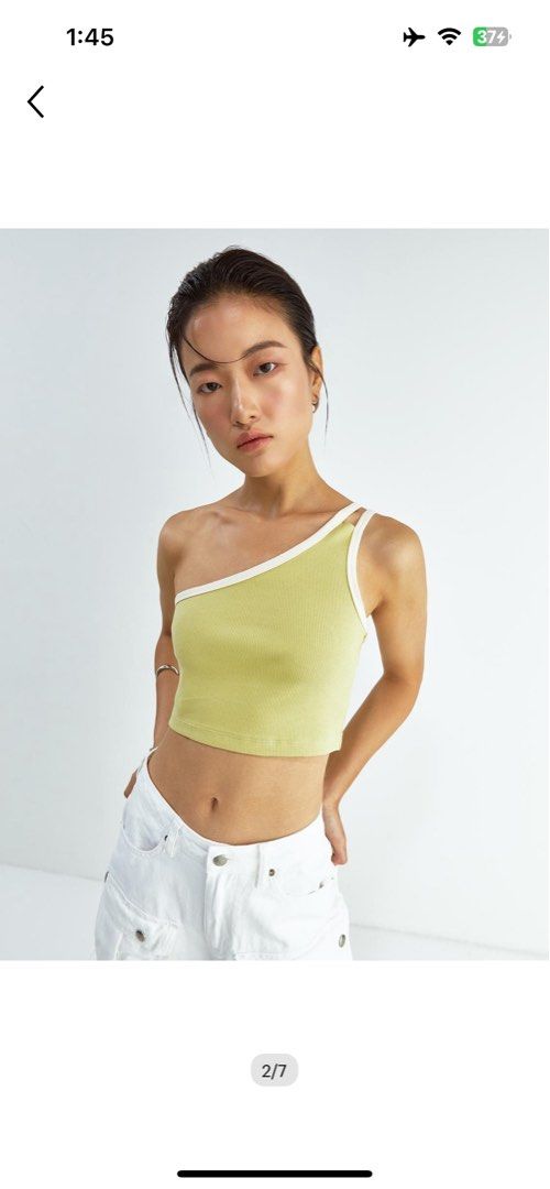 Pomelo one shoulder clearance top