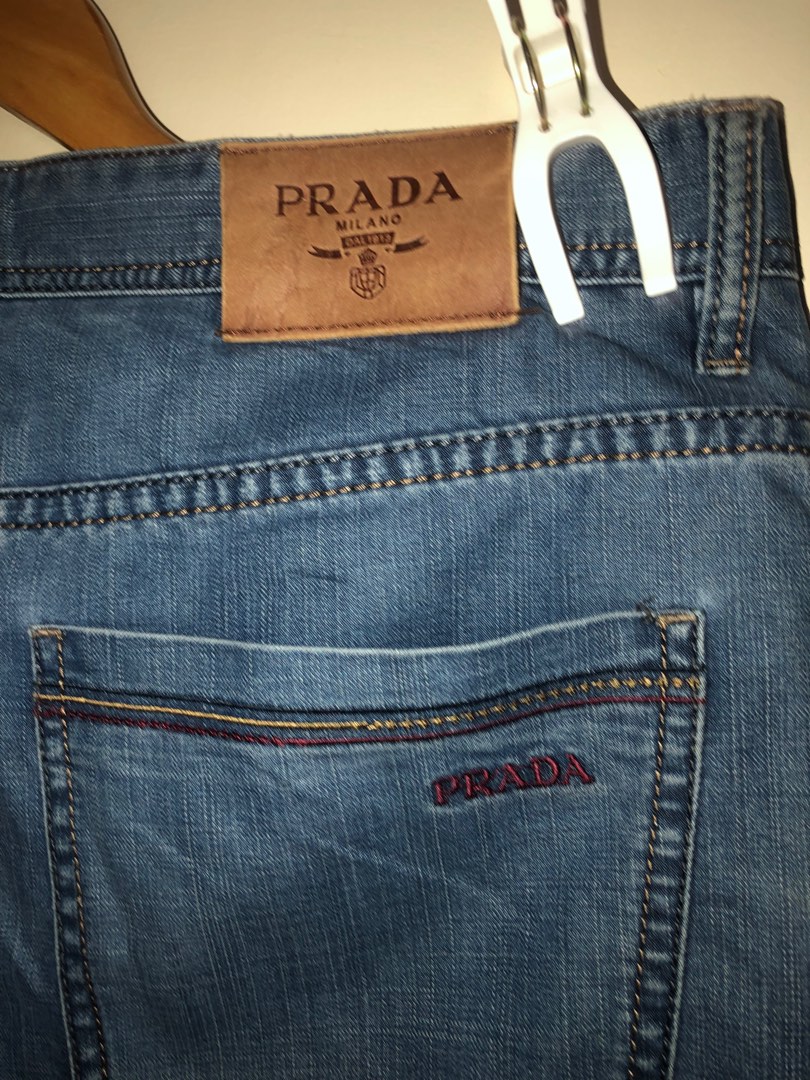 PRADA JEANS, Men's Fashion, Bottoms, Jeans on Carousell