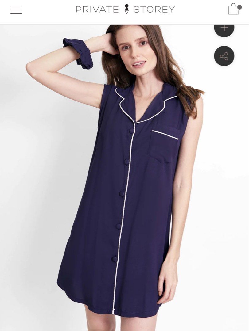 Private Storey Luxe Luxury Sleepwear Lounge Dress Duster Nightgown
