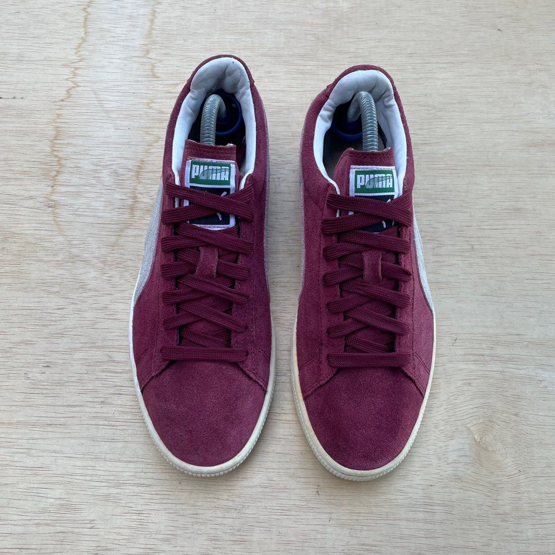 Burgundy pumas uk shop