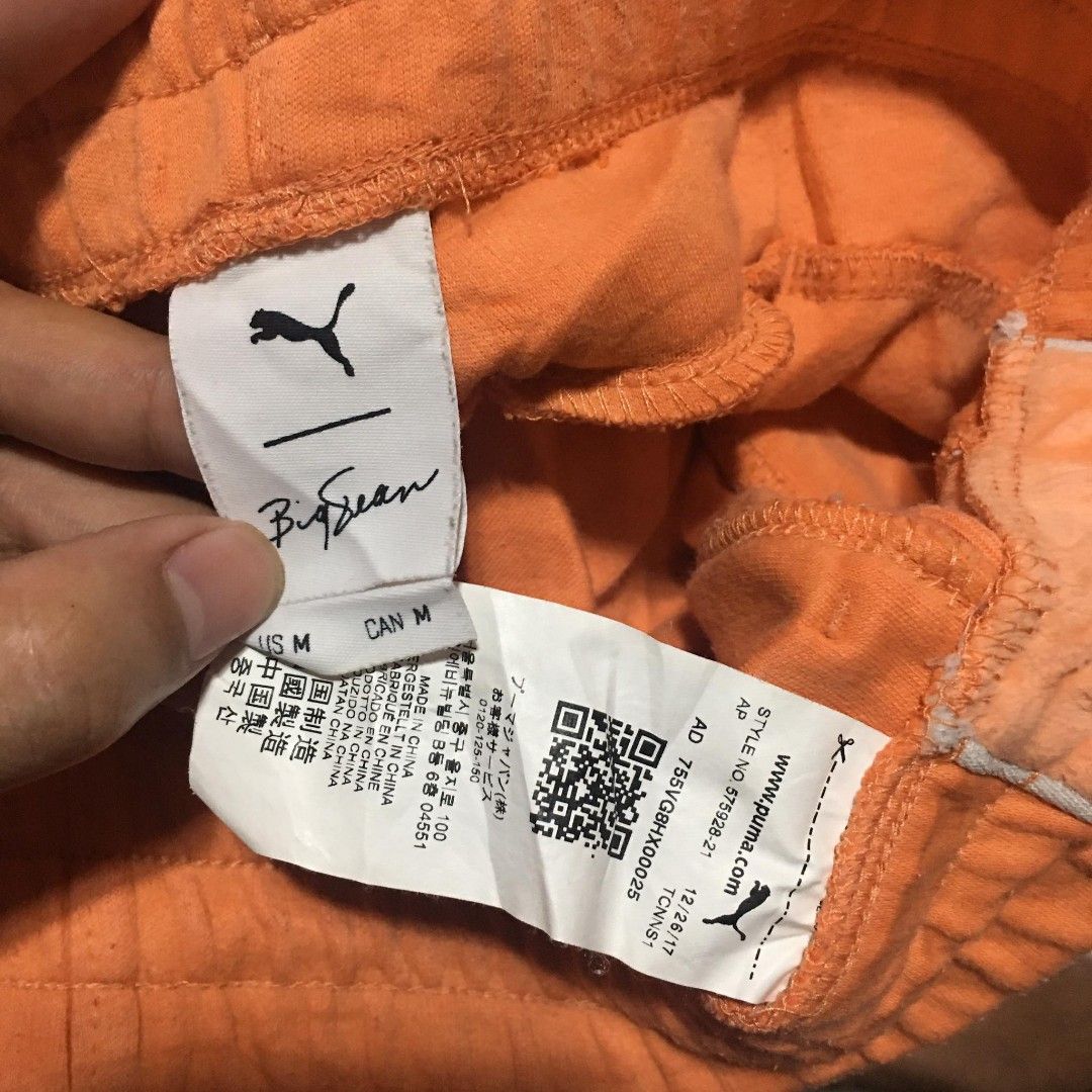 Puma x big sean short Men s Fashion Bottoms Shorts on Carousell