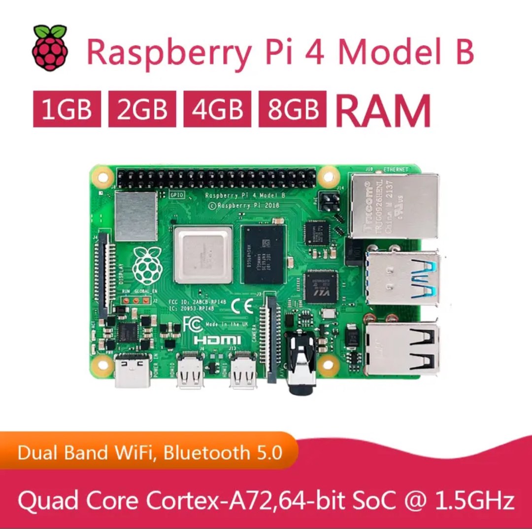 BRAND NEW Raspberry Pi 4B 8GB RAM, Computers & Tech, Desktops on Carousell
