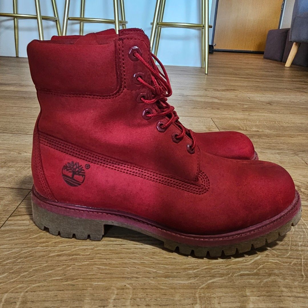 Red and gold timberlands online