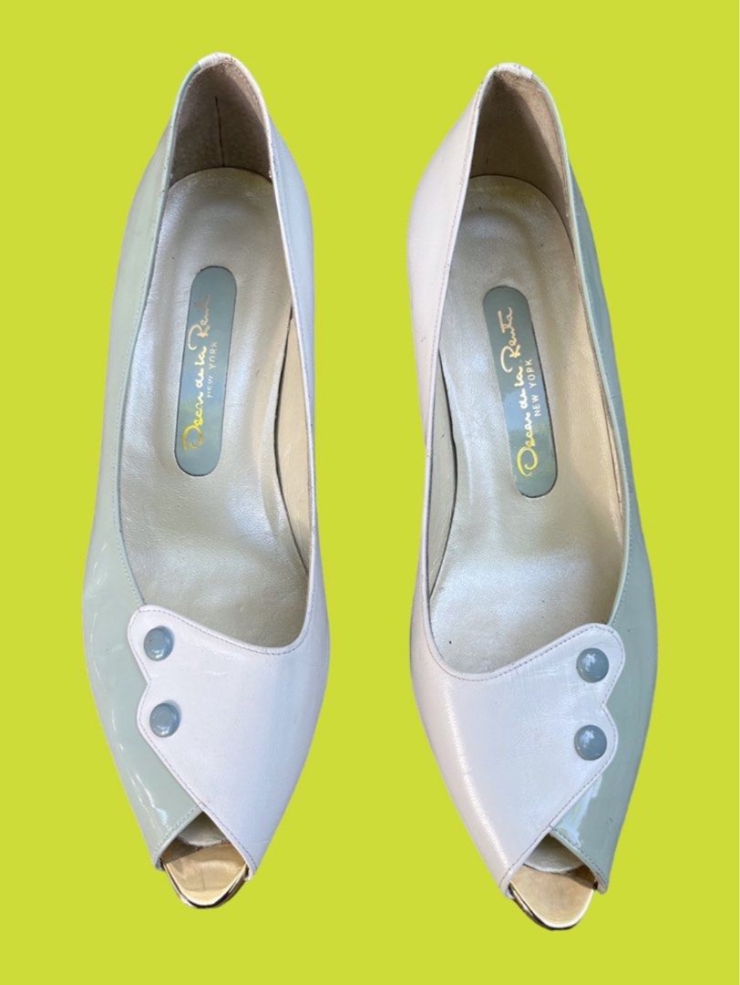 Vintage Oscar De La Renta Kitten Heels (7)