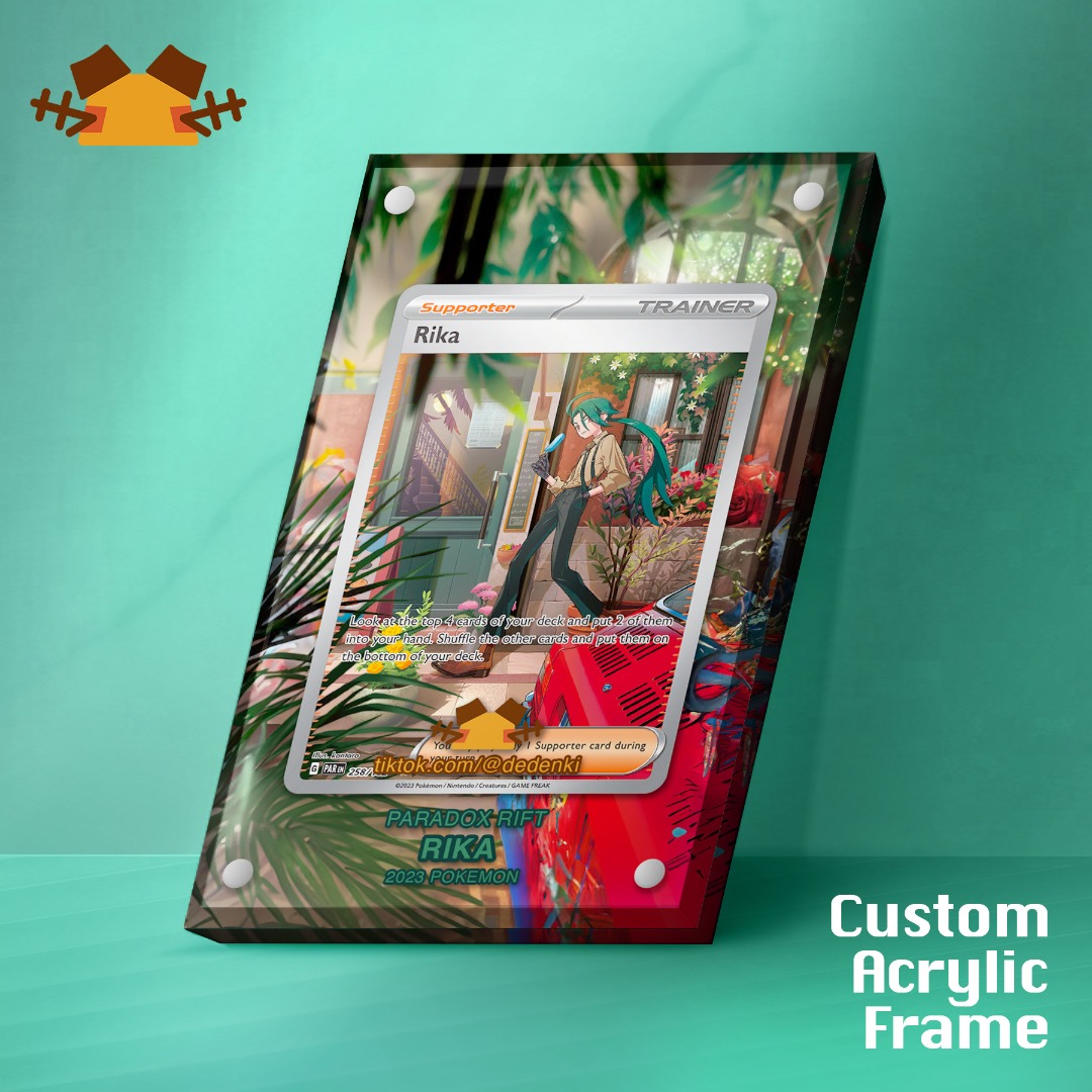 Rika Custom Card Frame, Hobbies & Toys, Toys & Games on Carousell
