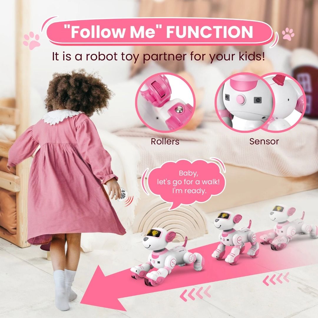Walking robot dog toy discount