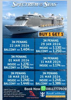Royal Caribbean cruise Asia Tenggara