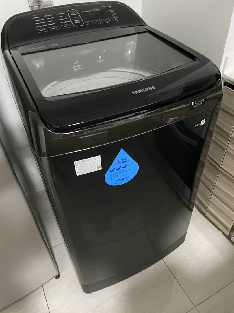 SAMSUNG 12KG TOP LOAD WASHING MACHINE WOBBLE TECHNOLOGY, TV & Home