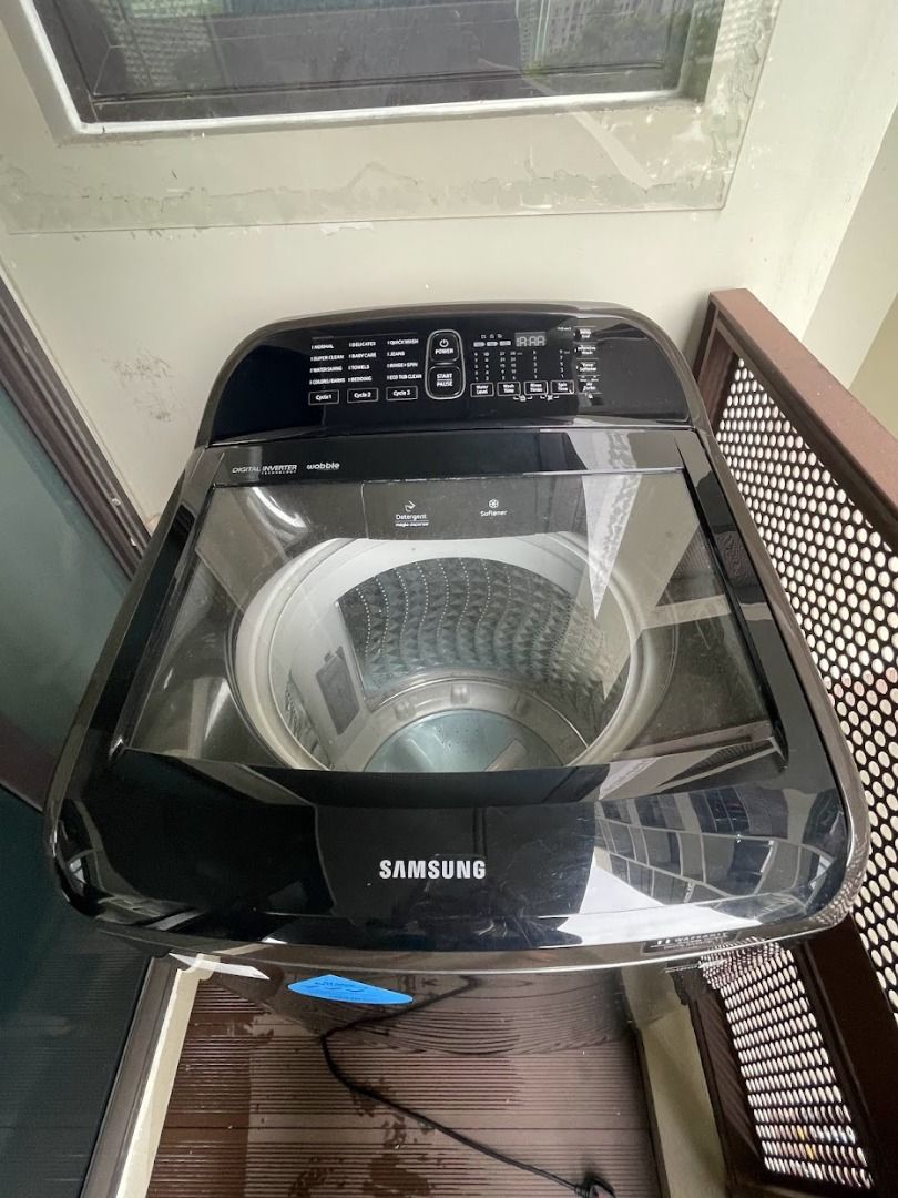 SAMSUNG 12KG TOP LOAD WASHING MACHINE WOBBLE TECHNOLOGY, TV & Home