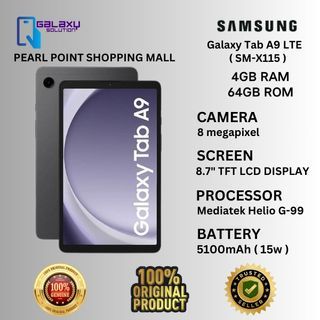 Samsung Galaxy Tab A9 LTE (X115) 4GB RAM + 64GB ROM 12 MONTHS