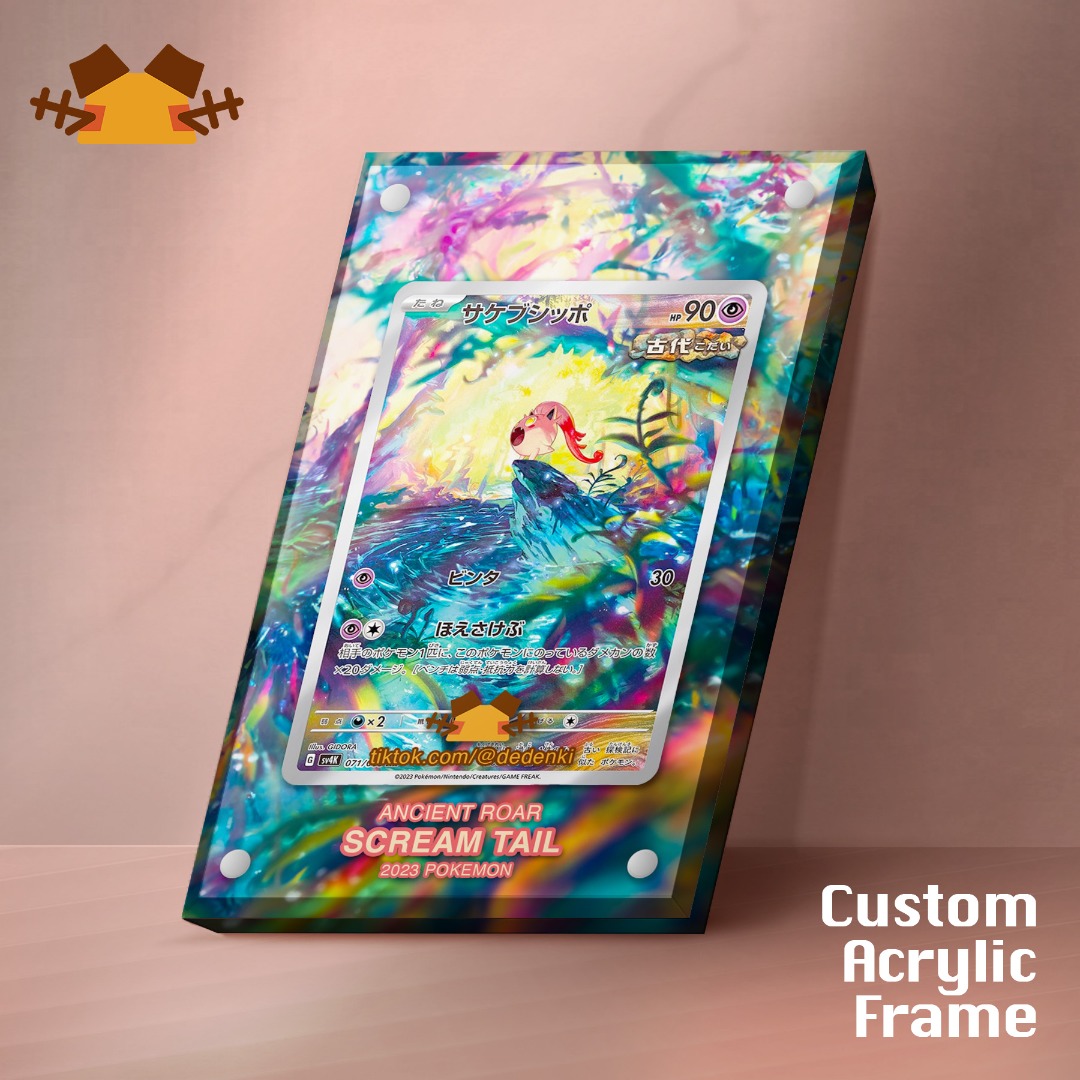 Scream Tail Custom Card Frame, Hobbies & Toys, Toys & Games on Carousell