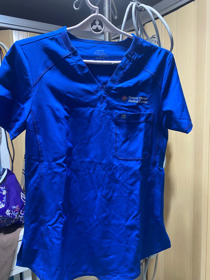 Scrubs suit by Cherokee Royal blue, Women's Fashion, Dresses & Sets